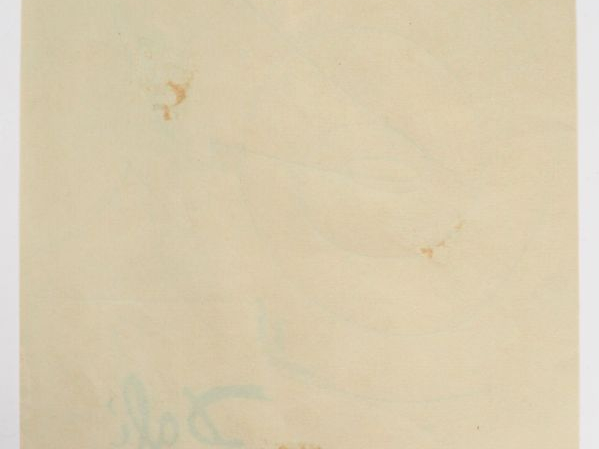 Salvador DALI. "L'escargot". Dessin au stylo signé et daté 1973. Dim. 