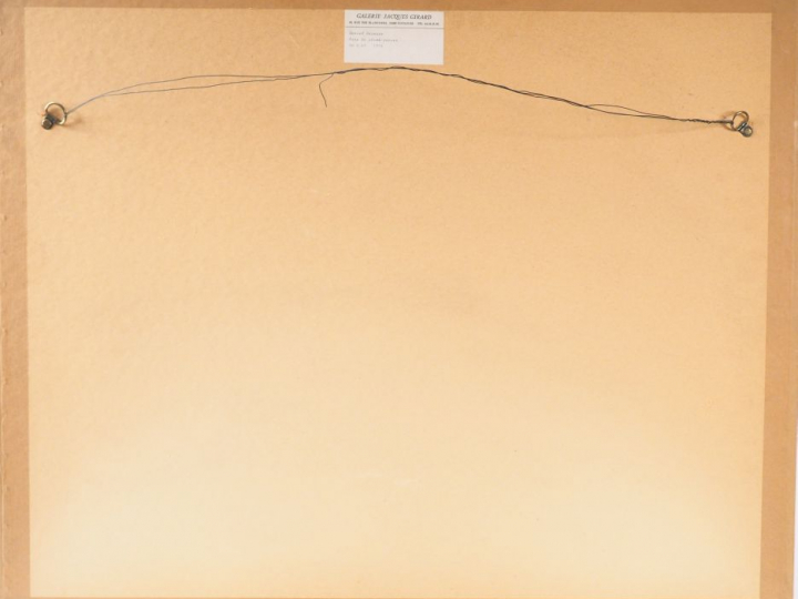 Daniel DEZEUZE. "Sans titre". Dessin à la mine de plomb sur papier.  S