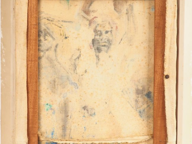 Arthur FOÄCHE. "Femmes d'Afrique noire". Huile sur toile, signée en ba