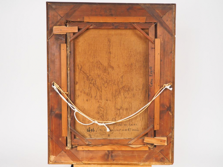 Pierre Victor LOTTIN de LAVAL. "Noce arabe au Caire". Huile sur toile,