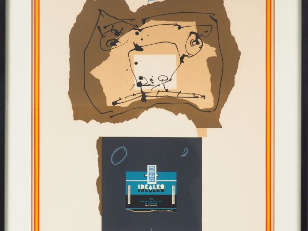 Antonio SAURA. "Carmen". Lithographie en couleur, signée en bas à droi