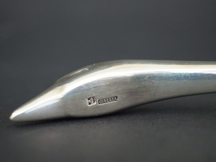 Christian FJERDINGSTAD pour GALLIA, orfèvrerie CHRISTOFLE.  Saucière c