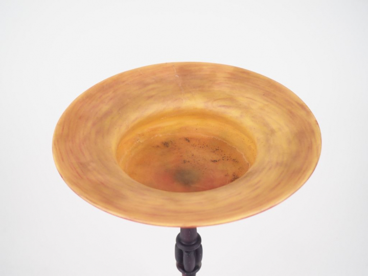 SCHNEIDER.  Coupe bijou H. 24 cm.