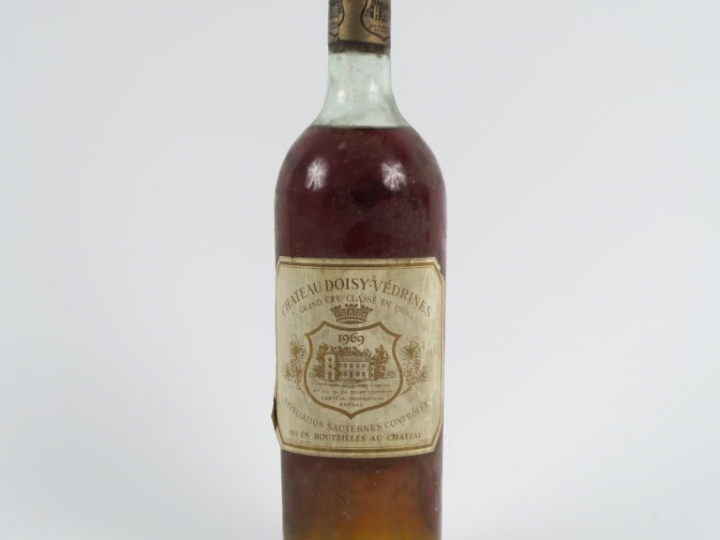 1 BOUTEILLE CHÂTEAU DOISY VEDRINES CC SAUTERNES - 1969 - LB-HEP/ES