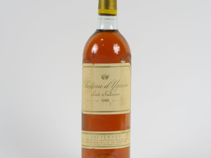 1 BOUTEILLE CHÂTEAU D'YQUEM 1er CCS SAUTERNES - 1980 - BG/ETLA