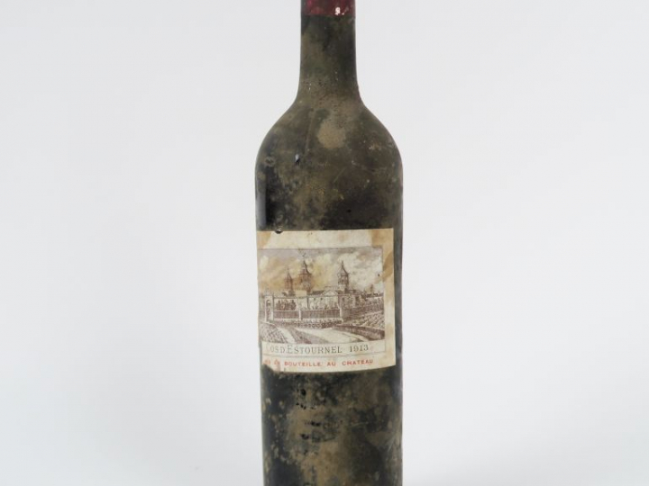 1 BOUTEILLE CHÂTEAU COS D'ESTOURNEL GCC ST ESTEPHE - 1913 - MEP-BEP/EL