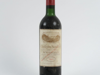 Vente aux enchères 1 BOUTEILLE CHÂTEAU SOUTARD GCC ST EMILION - 1961 -LB/EF
