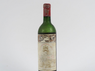 Vente aux enchères 1 BOUTEILLE CHÂTEAU MOUTON ROTHSCHILD 1er GCC PAUILLAC - 1966 - VIDANG