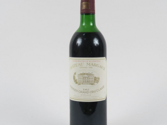 Vente aux enchères 1 BOUTEILLE CHÂTEAU MARGAUX 1er GCC MARGAUX - 1983 - MEP