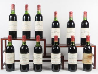 Vente aux enchères 12 BOUTEILLES CHÂTEAU HAUT BAGES LIBERAL GCC PAUILLAC - 1983 - 2 BG/3 