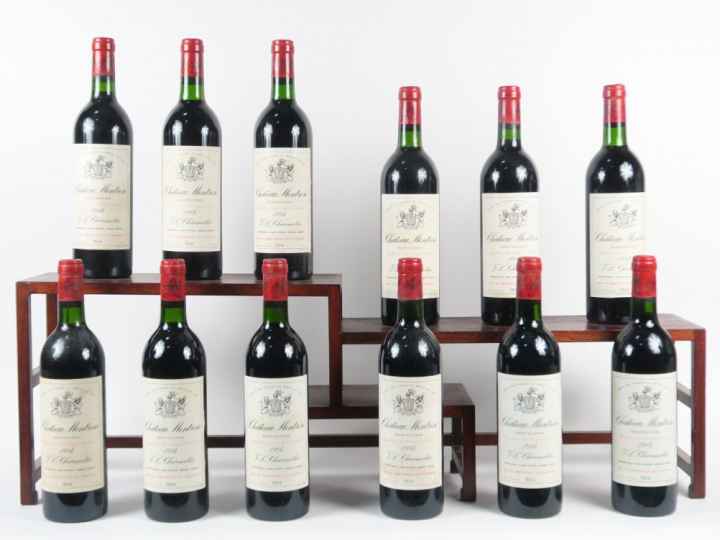 12 BOUTEILLES CHÂTEAU MONTROSE GCC ST ESTEPHE - 1984 - CBO - BG