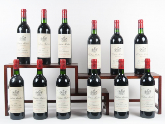 Vente aux enchères 12 BOUTEILLES CHÂTEAU MONTROSE GCC ST ESTEPHE - 1984 - CBO - BG