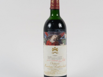 Vente aux enchères 1 BOUTEILLE CHÂTEAU MOUTON ROTHSCILD 1er GCC PAUILLAC - 1985 - MEP/E S