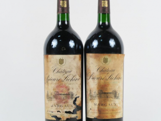 Vente aux enchères 2 MAGNUMS CHÂTEAU PRIEURE LICHINE GCC MARGAUX - 1987 - 1 EA/EF