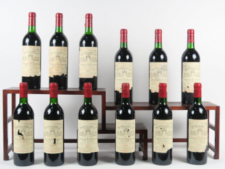 Vente aux enchères 12 BOUTEILLES CHÂTEAU LA LAGUNE GCC HAUT MEDOC - 1987 - 8 BG/4 LB/ELA/