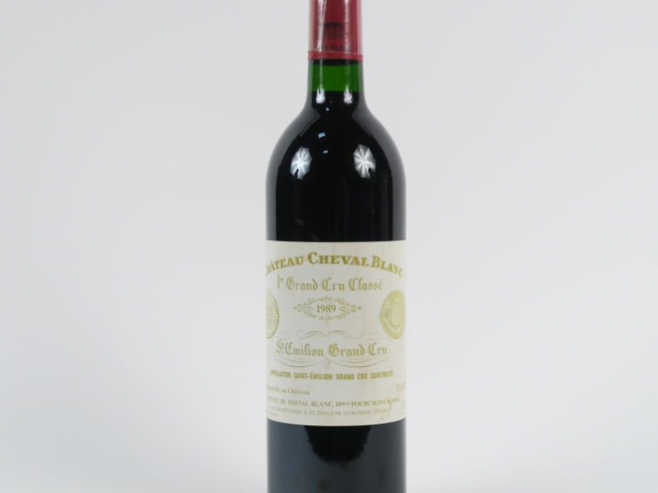 1 BOUTEILLE CHÂTEAU CHEVAL BLANC 1er GCC ST EMILION - 1989