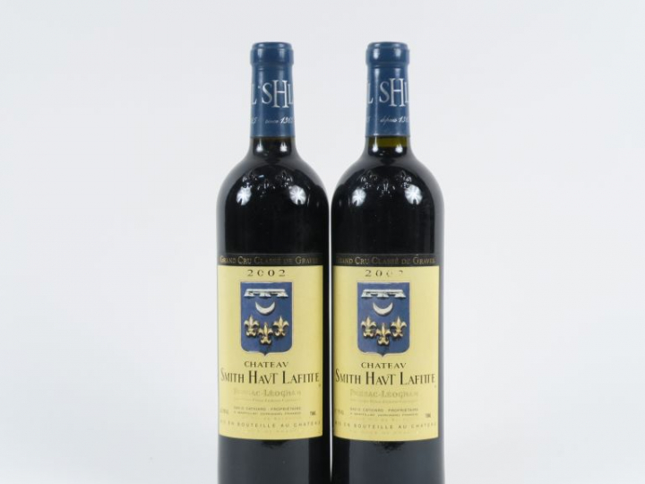 2 BOUTEILLES CHÂTEAU SMITH HAUT LAFITTE GCC GRAVES - 2002