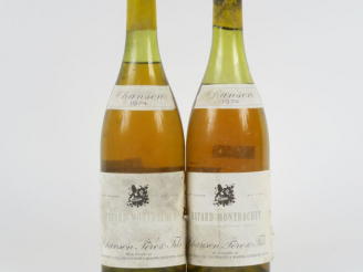 Vente aux enchères 2 BOUTEILLES BATARD MONTRACHET GC CHANSON PÈRE   FILS - 1977 - 1 à 6 C