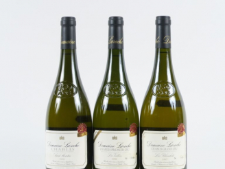 Vente aux enchères 3 BOUTEILLES CHABLIS DOMAINE LAROCHE : 1 ST MARTIN 1998 - 1 'LES VAILL