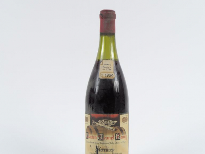 1 BOUTEILLE MERCUREY FLAVIEN JEUNET HENRY - 1959 - 5 CM/ELA