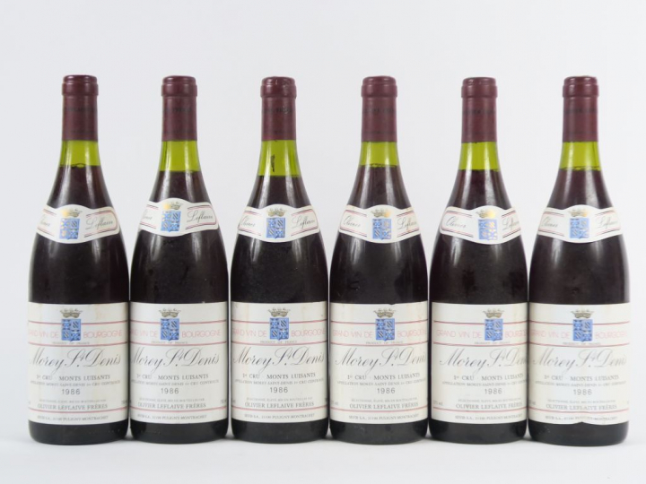 6 BOUTEILLES MOREY ST DENIS 1er CRU 'MONTS LUISANTS' OLIVIER LEFLAIVE 