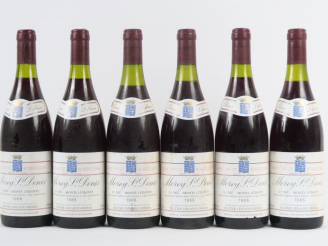 Vente aux enchères 6 BOUTEILLES MOREY ST DENIS 1er CRU 'MONTS LUISANTS' OLIVIER LEFLAIVE 