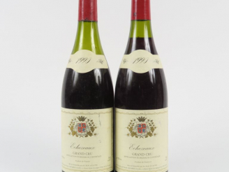 Vente aux enchères 2 BOUTEILLES ECHEZEAUX GC PIERRE LAFOREST - 1990 - 1 à 5,5 CM