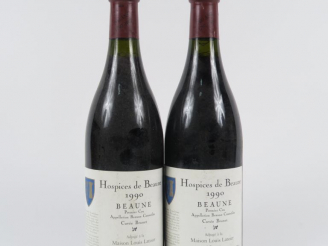 Vente aux enchères 2 BOUTEILLES BEAUNE 1er CRU HOSPICES DE BEAUNE 'CUVÉE BRUNET' LOUIS LA