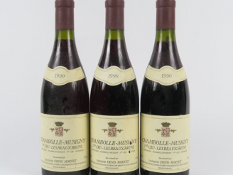 Vente aux enchères 3 BOUTEILLES CHAMBOLLE MUSIGNY 1er CRU 'LES BEAUX MONTS' DOMAINE DENIS