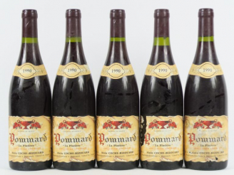 Vente aux enchères 5 BOUTEILLES POMMARD 'LA PLATIERE' ALAIN COCHE BIZOUARD - 1990 - 1 EA
