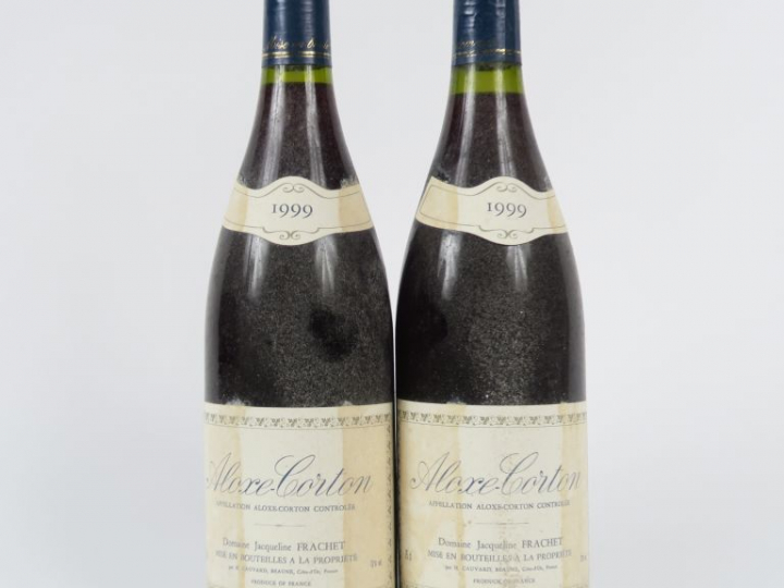 2 BOUTEILLES ALOXE CORTON JACQUES FRACHET - 1999