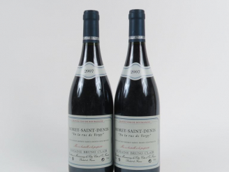 Vente aux enchères 2 BOUTEILLES MOREY ST DENIS 'EN LA RUE DE VERGY' DOMAINE BRUNO CLAIR -