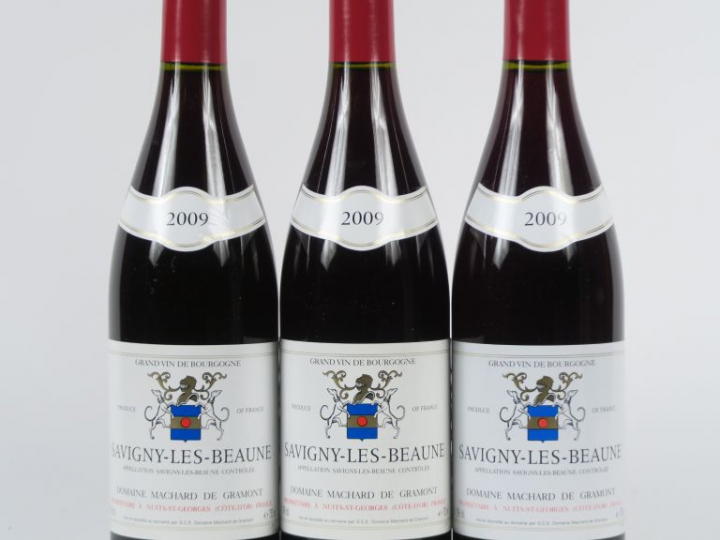 3 BOUTEILLES SAVIGNY LES BEAUNE DOMAINE MACHARD DE GRAMONT - 2009