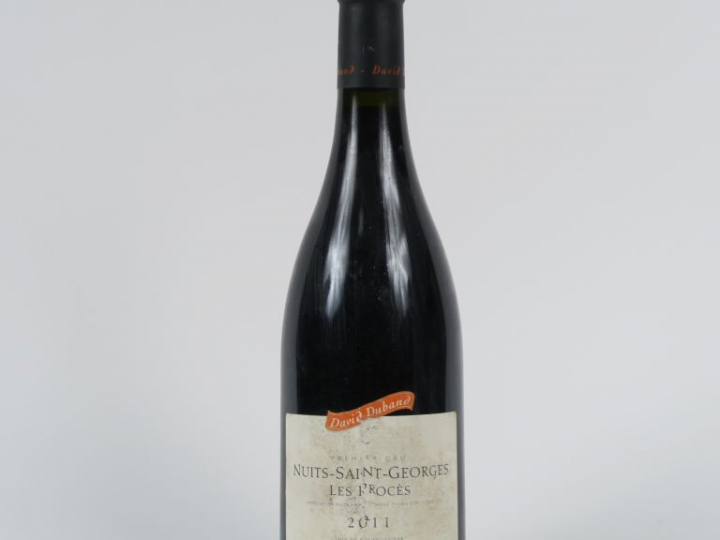 1 BOUTEILLE NUITS ST GEORGES 1er CRU 'LES PROCES' DAVID DUBAND - 2011