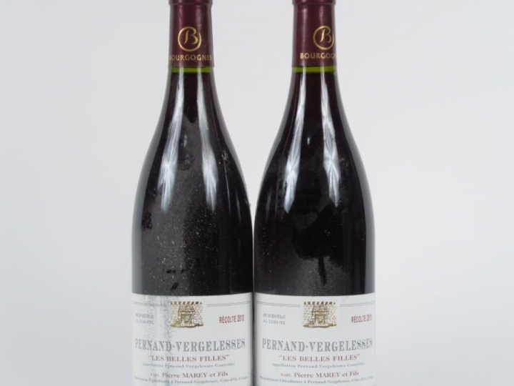 2 BOUTEILLES PERNAND VERGELESSES 'LES BELLES FILLES' PIERRE MAREY   FI