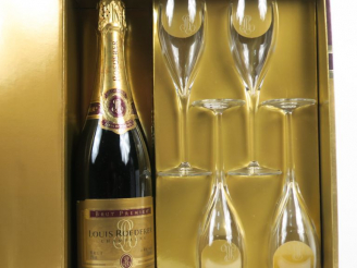 Vente aux enchères 1 BOUTEILLE CHAMPAGNE LOUIS ROEDERER 'BRUT PREMIER' - COFFRET