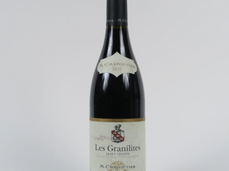 Vente aux enchères 1 BOUTEILLE SAINT JOSEPH 'LES GRANILITES' M. CHAPOUTIER - 2010