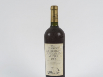 Vente aux enchères 1 BOUTEILLE VIN D'AUTAN PLAGEOLLES - 1989