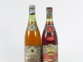 Vente aux enchères 2 BOUTEILLES VIN CORSE : 1 CHÂTEAU DE PIANICCIA 1966 - 1 DOMAINE PAVIG