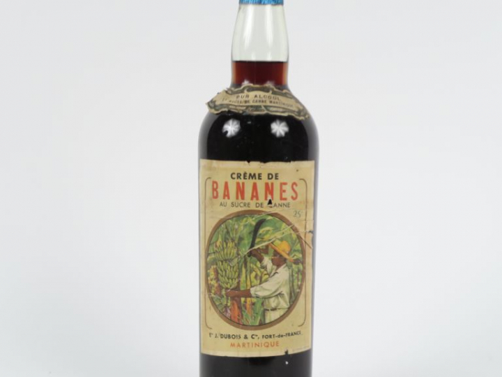 1 BOUTEILLE CRÈME DE BANANES J. DUBOIS   CIE 25°