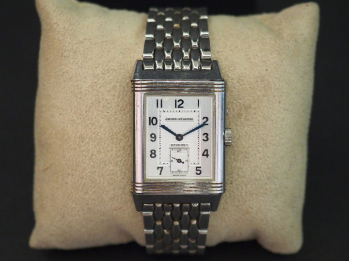 JAEGER LECOULTRE, Reverso Night Day Duoface Montre bracelet réversible