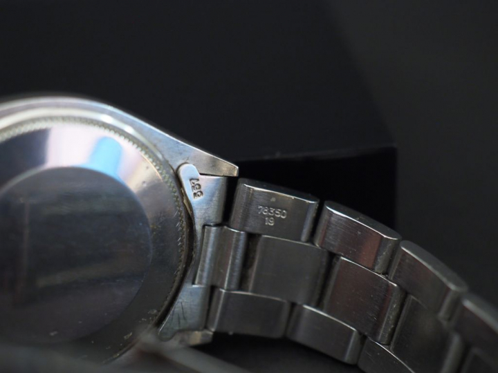 ROLEX, Oyster Perpetual Air-King Montre bracelet en acier. Cadran rond