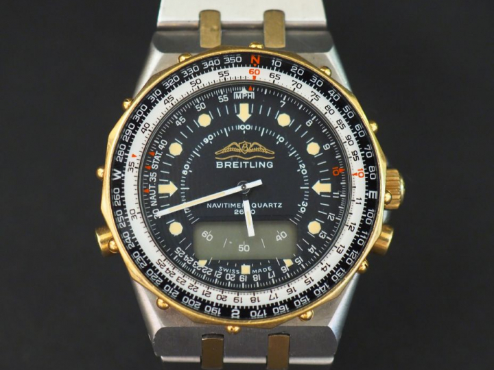 BREITLING, Navitimer quartz 2600 Montre bracelet en métal et métal dor