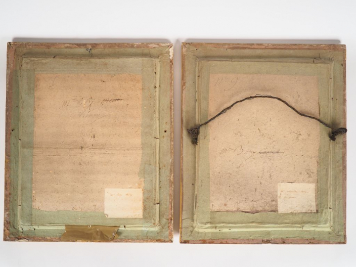 Joseph de SAINT MICHEL. "Portraits de famille" (famille Bory). Très be