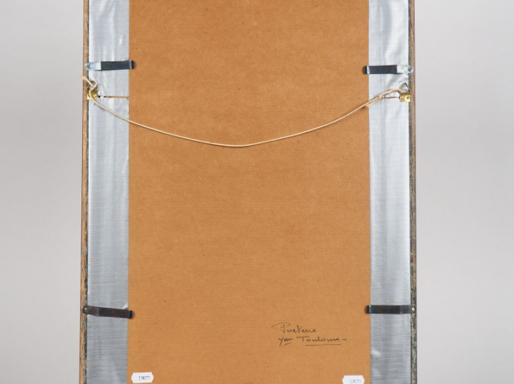 Jean DIEUZAIDE. "parterre de fleurs". Photographie en noir et blanc sg