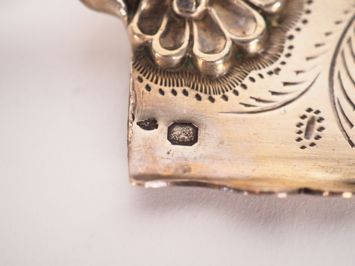 Pelle à servir le poisson Restauration en argent, poinçon Minerve, à d