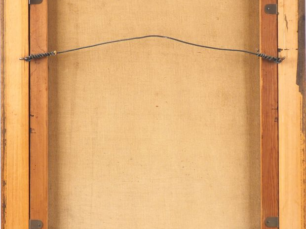 Tilly MOES. "Les Goémoniers" Huile sur toile, signée en bas à droite. 