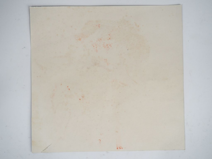 DADO. "Ljov, Job". Pointe sèche sur cuivre, signée au milieu à droite.