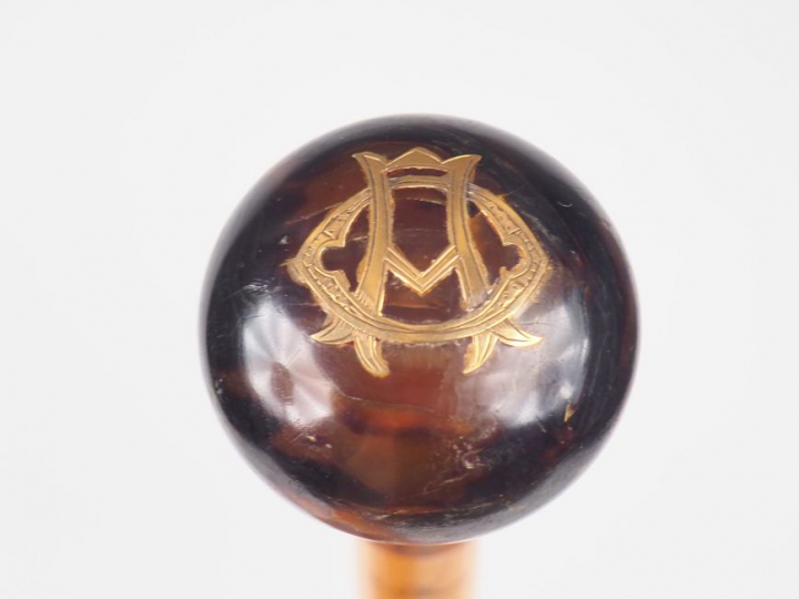 Ensemble comprenant deux différentes cannes dont :  - une canne Napolé