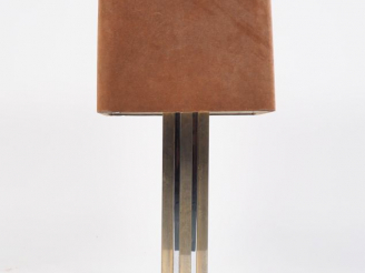Vente aux enchères Lampe 1970 en métal chromé. H. 86 cm